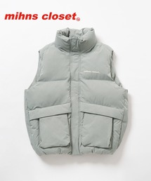 【mihns closet/ミンズクローゼット】23AW パデッドショートベスト
