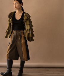 leinwande（ラインヴァンド）の「Ruffled Sleeve Top（カーディガン