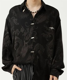 ▲dragon print shirt/ドラゴンプリント 長袖シャツ