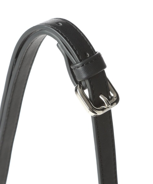 HARE(ハレ)の「フラップハンドルBAG(HARE)(ショルダーバッグ・メンズ・ブラック/ブラック系その他/オフホワイト・FREE)」の14枚目の写真