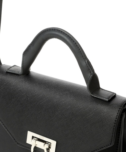 HARE(ハレ)の「フラップハンドルBAG(HARE)(ショルダーバッグ・メンズ・ブラック/ブラック系その他/オフホワイト・FREE)」の15枚目の写真