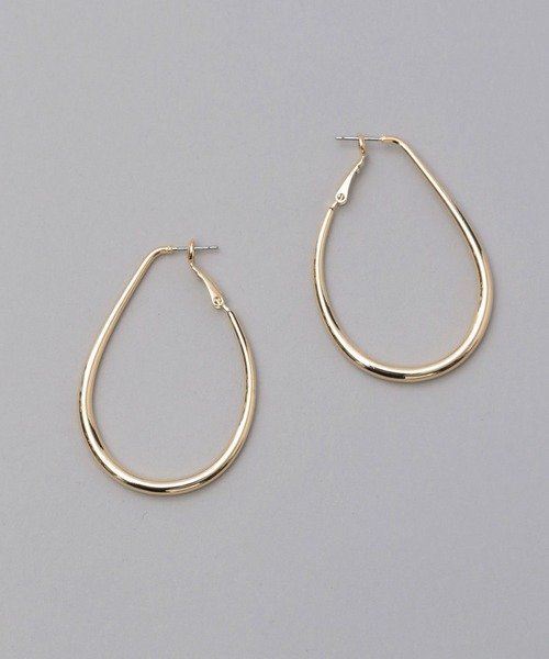 A part by（アパートバイ）の「シズクフープピアス（ピアス（両耳用）・レディース・シルバー/ゴールド・FREE）」の6枚目の写真