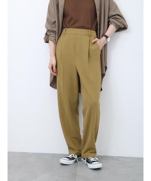 Samansa Mos2 blue（サマンサモスモスブルー）の「【イージーケア】マルチスタイルテーパードパンツ（その他パンツ・レディース・モカ/グリーン/チャコールグレー/キナリ/ダークオレンジ/マスタード/ブラック・S/L/M/SS）」の22枚目の写真