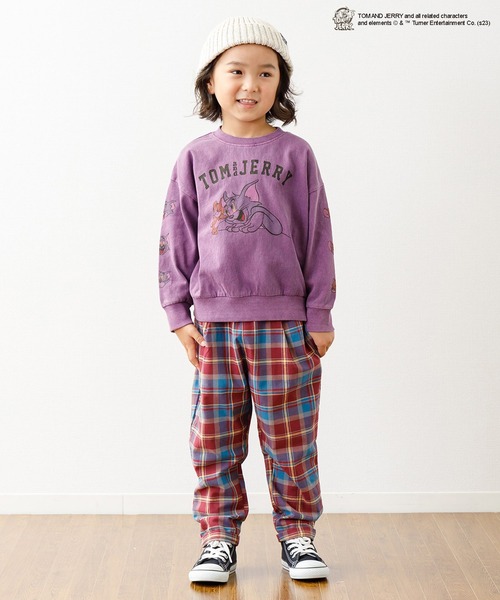 F.O.KIDS(エフオーキッズ)の「F.O.KIDS/エフオーキッズ トムとジェリーコラボ カラフルダイプルオーバー(スウェット・キッズ・パープル/イエロー/エメラルド/チャコール/オレンジ・140/150/130)」の20枚目の写真