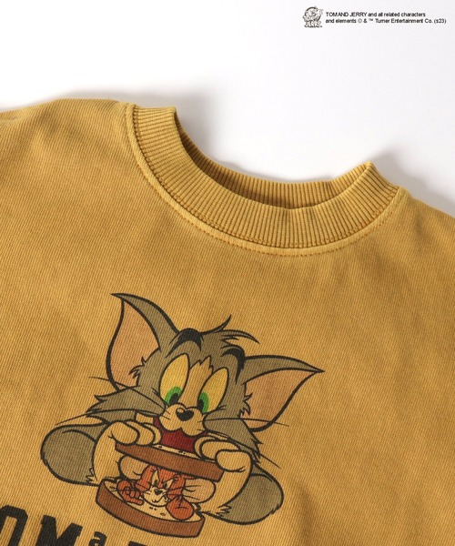 F.O.KIDS(エフオーキッズ)の「F.O.KIDS/エフオーキッズ トムとジェリーコラボ カラフルダイプルオーバー(スウェット・キッズ・パープル/イエロー/エメラルド/チャコール/オレンジ・140/150/130)」の6枚目の写真