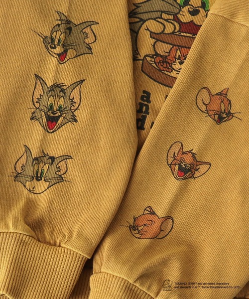 F.O.KIDS(エフオーキッズ)の「F.O.KIDS/エフオーキッズ トムとジェリーコラボ カラフルダイプルオーバー(スウェット・キッズ・パープル/イエロー/エメラルド/チャコール/オレンジ・140/150/130)」の12枚目の写真