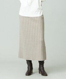 【WOMEN】ANTI PILLING  JACQUARD スカート