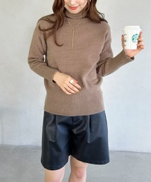 turtleneck knit tops/タートルネックカラーニットトップス