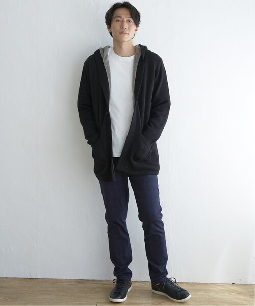 ikka(イッカ)の「ボアフリースニットフーディガン(カーディガン/ボレロ・メンズ・ブラック/ベージュ/ブラウン・S/M/L/XL)」の7枚目の写真
