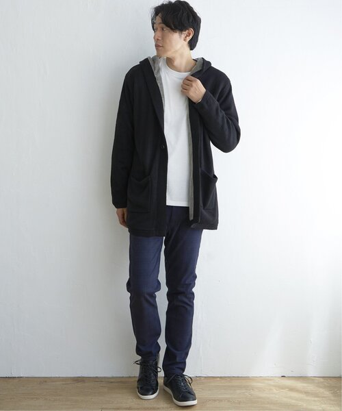 ikka(イッカ)の「ボアフリースニットフーディガン(カーディガン/ボレロ・メンズ・ブラック/ベージュ/ブラウン・S/M/L/XL)」の8枚目の写真
