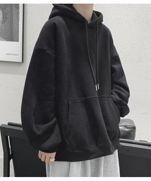 Sakka(サッカ)の「プルオーバースエットパーカー(パーカー・メンズ・ブラック/ダークグレー/レッド/杢グレー/ブルー/ホワイト・XXX-LARGE/XX-LARGE/LARGE/MEDIUM/X-LARGE)」の12枚目の写真