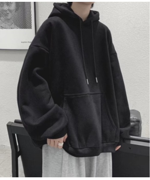 Sakka(サッカ)の「プルオーバースエットパーカー(パーカー・メンズ・ブラック/ダークグレー/レッド/杢グレー/ブルー/ホワイト・XXX-LARGE/XX-LARGE/LARGE/MEDIUM/X-LARGE)」の11枚目の写真