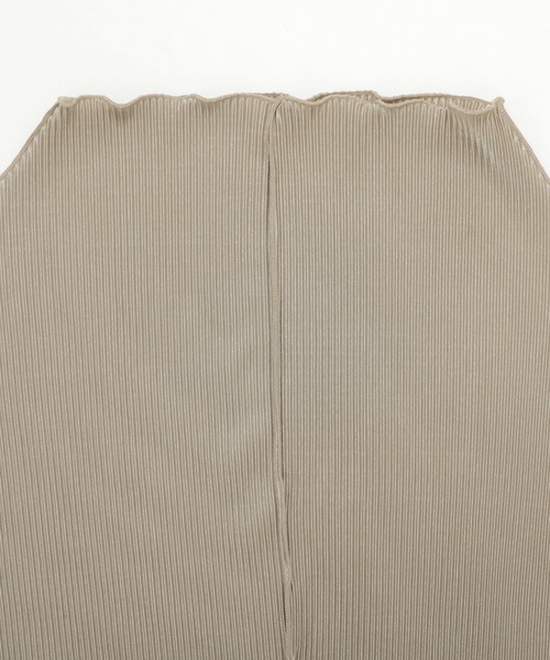 nouvellemoi（ヌーベルモイ）の「2wayメロープリーツハイネックトップス（Tシャツ/カットソー・レディース・グレイッシュベージュ/ブラック/グレー/アイボリー・S/L/M）」の9枚目の写真