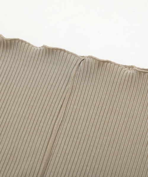 nouvellemoi（ヌーベルモイ）の「2wayメロープリーツハイネックトップス（Tシャツ/カットソー・レディース・グレイッシュベージュ/ブラック/グレー/アイボリー・S/L/M）」の10枚目の写真