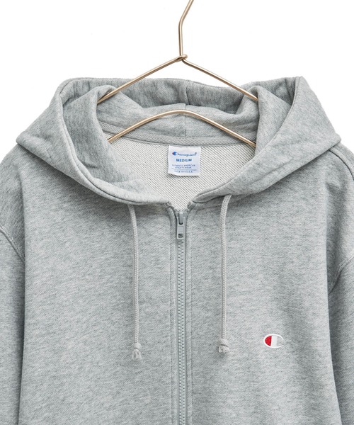 Champion（チャンピオン）の「【Champion/チャンピオン】ジップフーディー（パーカー・レディース・グレー/ブラック・38）」の11枚目の写真