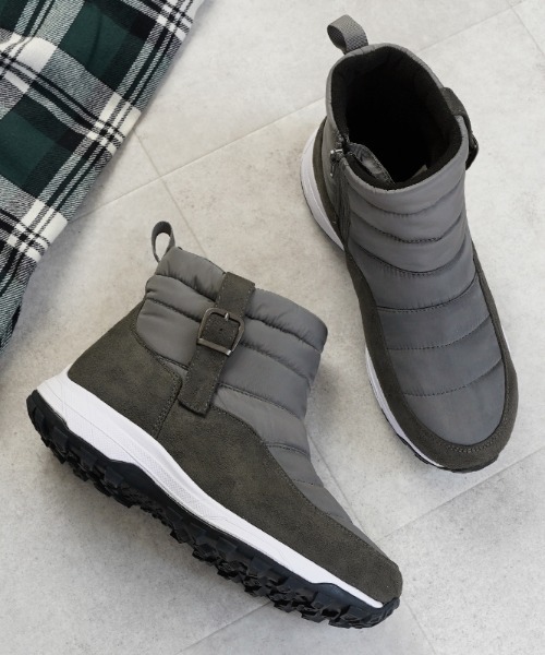 ALETTA（アレッタ）の「防水 あったか ウインター レインブーツ（レインシューズ・レディース・ブラック/ベージュ/グレー・L/LL/S/M）」の3枚目の写真