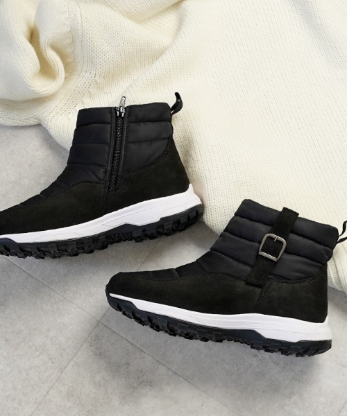 ALETTA（アレッタ）の「防水 あったか ウインター レインブーツ（レインシューズ・レディース・ブラック/ベージュ/グレー・L/LL/S/M）」の14枚目の写真