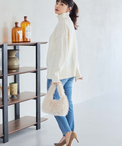 fifth（フィフス）の「ストレッチスキニーパンツ（デニムパンツ・レディース・ブルー/ネイビー・S/M）」の5枚目の写真