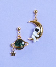 gargle ガーグル:宇宙シリーズ 月ぎゅっと飛行士 ピアス
