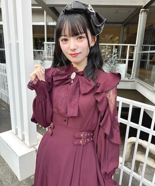 ROJITA（ロジータ）の「ハートブローチ付きBIGリボン