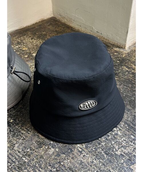 EMODA（エモダ）の「スタンプロゴバケットハット（ハット・レディース・ブラック/カーキ・FREE）」の2枚目の写真
