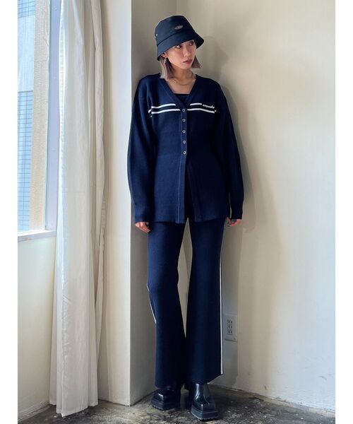 EMODA（エモダ）の「スタンプロゴバケットハット（ハット・レディース・ブラック/カーキ・FREE）」の6枚目の写真