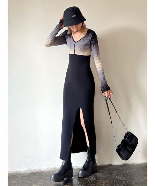 EMODA（エモダ）の「スタンプロゴバケットハット（ハット・レディース・ブラック/カーキ・FREE）」の8枚目の写真