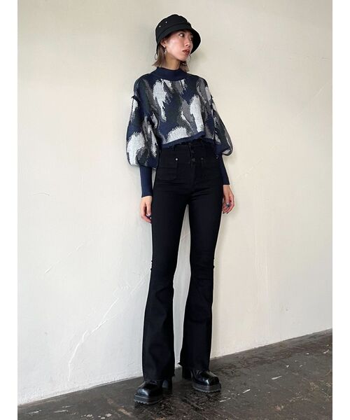 EMODA（エモダ）の「スタンプロゴバケットハット（ハット・レディース・ブラック/カーキ・FREE）」の10枚目の写真