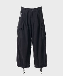 【FACCIES/ファッチーズ】Silk Nep Wide Tuck Cargo Pt