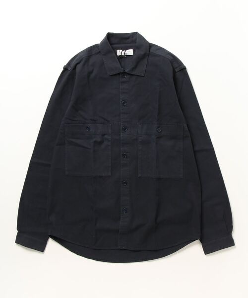 TRANS CONTINENTS(トランスコンチネンツ)の「(YMC)P2IAA SHIRT(シャツ/ブラウス・メンズ・ネイビー・L/M/S)」の1枚目の写真