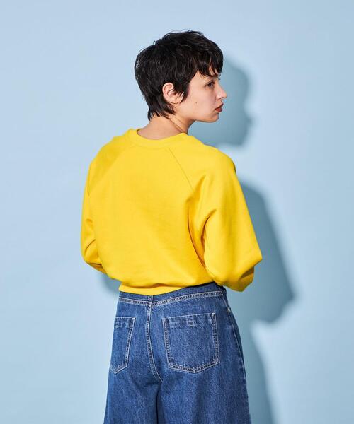CITEN(シテン)の「<CITEN>クルーネック スウェット(スウェット・レディース・イエロー/ホワイト/ブラック・FREE)」の13枚目の写真
