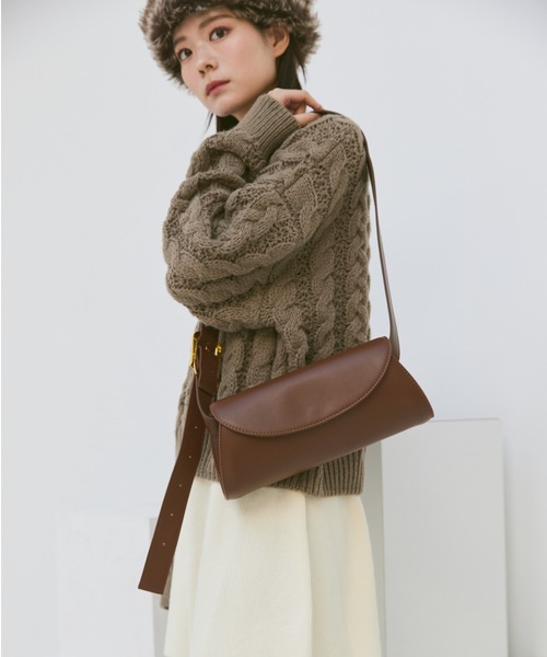 paravion（パラビオン）の「ケーブル編みベーシックニット（ニット/セーター・レディース・モカ/アイボリー/ベージュ・FREE）」の20枚目の写真