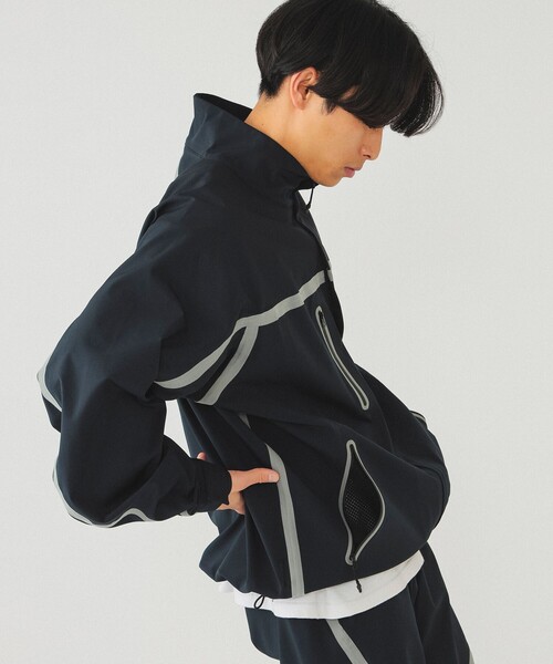 ABU GARCIA（アブ・ガルシア）の「Abu Garcia × BEAMS / 別注 Soft Shell Jakcet（ブルゾン・メンズ・ネイビー・X-LARGE/LARGE/MEDIUM）」の6枚目の写真