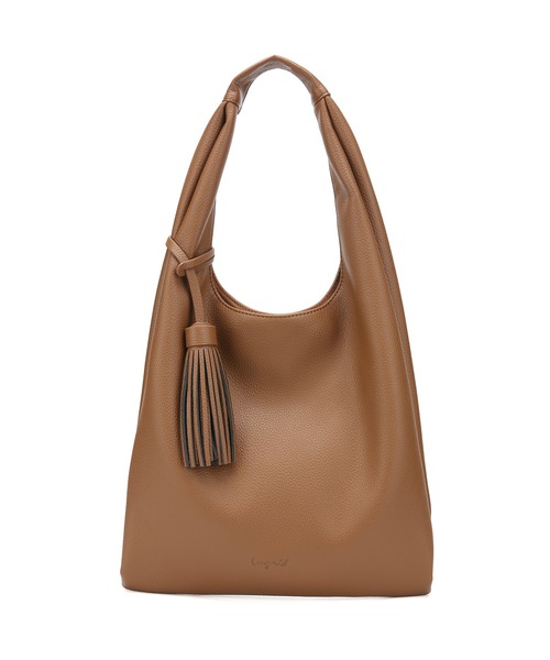 Ungrid（アングリッド）の「【Ungrid/アングリッド】　ソフトシュリンク　ビッグタッセル　マルシェバッグ（ショルダーバッグ・レディース・オフホワイト/シルバー/ブラック/オリーブ/グレイッシュベージュ/グリーン/キャメル/イエロー/オレンジ/ゴールド・FREE）」の22枚目の写真