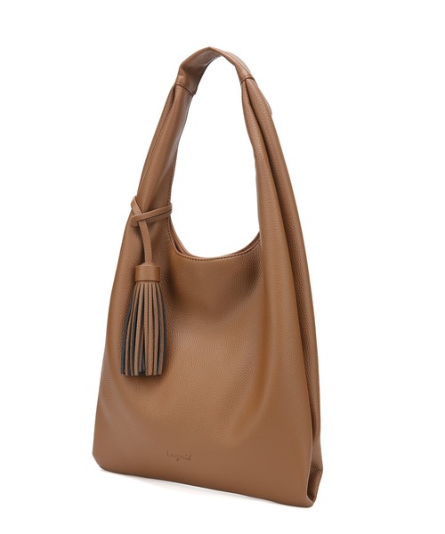 Ungrid（アングリッド）の「【Ungrid/アングリッド】　ソフトシュリンク　ビッグタッセル　マルシェバッグ（ショルダーバッグ・レディース・オフホワイト/シルバー/ブラック/オリーブ/グレイッシュベージュ/グリーン/キャメル/イエロー/オレンジ/ゴールド・FREE）」の14枚目の写真