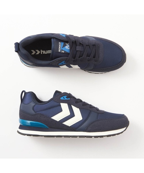 hummel（ヒュンメル）の「hummel/ヒュンメル MONACO 86 NS/モナコ86（スニーカー・メンズ・レッド/グレー/ホワイト×レッド/ブルー/グリーン/ネイビー/グレー系その他/ベージュ・25cm/26.5cm/27cm/26cm/24cm/23.5cm/24.5cm/28cm/23cm/25.5cm/28.5cm/22.5cm）」の6枚目の写真