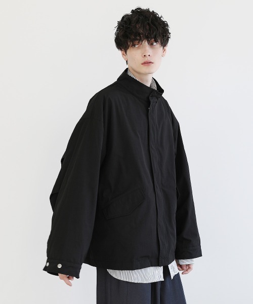 ASTRONOMY（アストロノミー）の「裏地フリースショートモッズブルゾン/M-65（ミリタリージャケット・メンズ・カーキ/ブラック/チャコール・XL/L/S/M）」の5枚目の写真