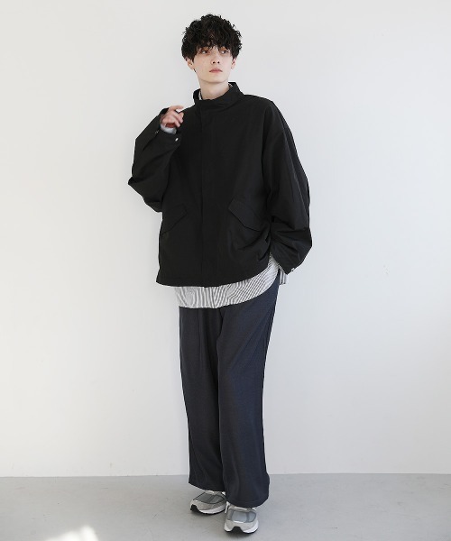 裏地フリースショートモッズブルゾン/M-65（ミリタリージャケット