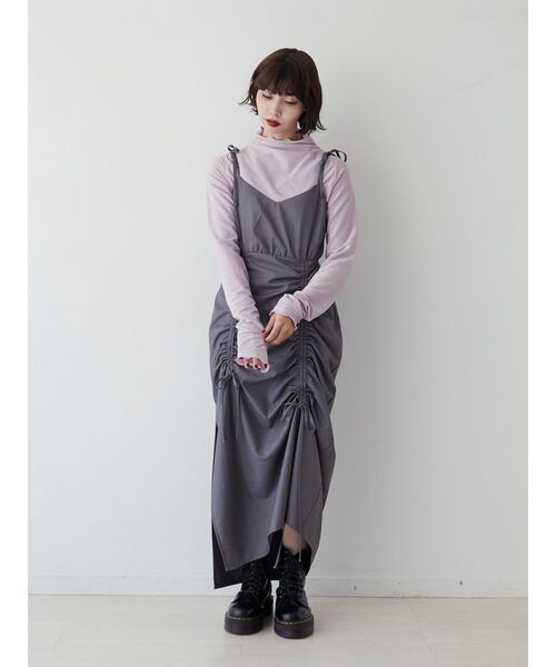 jouetie チェックシアーベロアハイネックトップス jouetie（ジュエティ）の「チェックシアーベロアハイネック