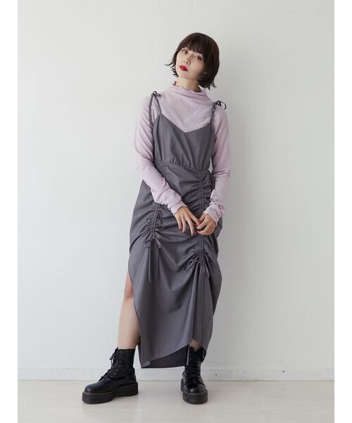 jouetie（ジュエティ）の「ラメハイネックシアートップス（Tシャツ/カットソー・レディース・シルバー/ブラック/グリーン/ピンク/ブルー・MEDIUM）」の12枚目の写真