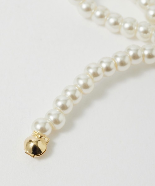 BONLECILL noir（ボンルシールノワール）の「【BONLECILL noir】リボンモチーフチョーカー／ネックレス（ネックレス・レディース・ブラック/ホワイト・FREE）」の17枚目の写真