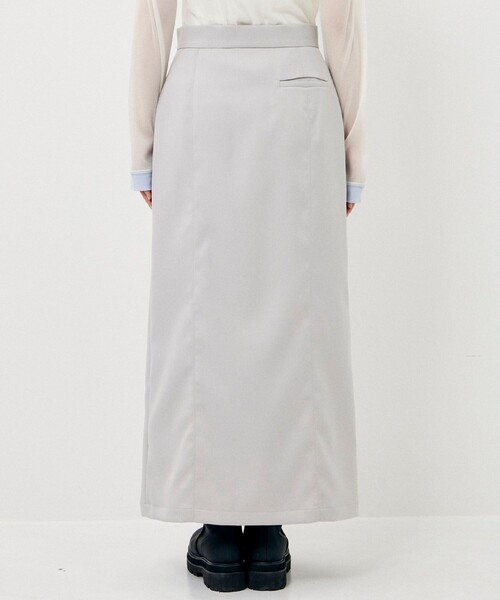 CITY TOKYO(シティトウキョウ)の「【手洗い可能】ダイアゴナルファスナースカート(スカート・レディース・グレー/ブルー・1/2)」の15枚目の写真