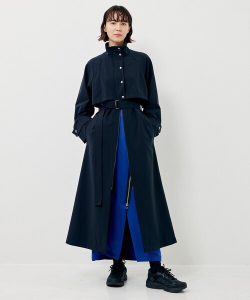 CITY TOKYO(シティトウキョウ)の「【手洗い可能】ダイアゴナルファスナースカート(スカート・レディース・グレー/ブルー・1/2)」の6枚目の写真