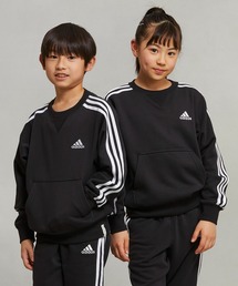 adidas | エッセンシャルズ プラス ルーズフィット スリーストライプス フレンチテリー スウェットシャツ キッズ / トレーナー / アディダス adidas(スウェット)