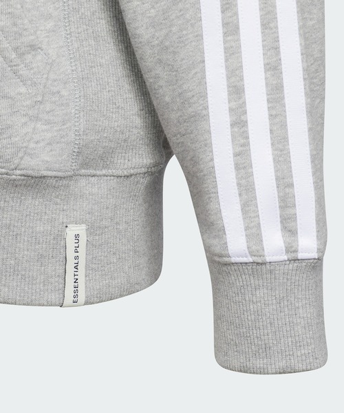 adidas（アディダス）の「エッセンシャルズ プラス ルーズフィット スリーストライプス フレンチテリー スウェットシャツ キッズ / トレーナー / アディダス adidas（スウェット・キッズ・グレー/ブルー/ブラック/パープル/ネイビー・140/150/160/130/110/120）」の14枚目の写真