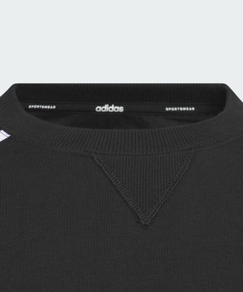 adidas（アディダス）の「エッセンシャルズ プラス ルーズフィット スリーストライプス フレンチテリー スウェットシャツ キッズ / トレーナー / アディダス adidas（スウェット・キッズ・グレー/ブルー/ブラック/パープル/ネイビー・140/150/160/130/110/120）」の8枚目の写真