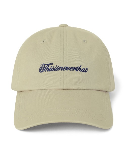 thisisneverthat（ディスイズネバーザット）の「SCT-Logo Cap（キャップ・メンズ・ブラック/ベージュ/パープル/グリーン・FREE）」の7枚目の写真