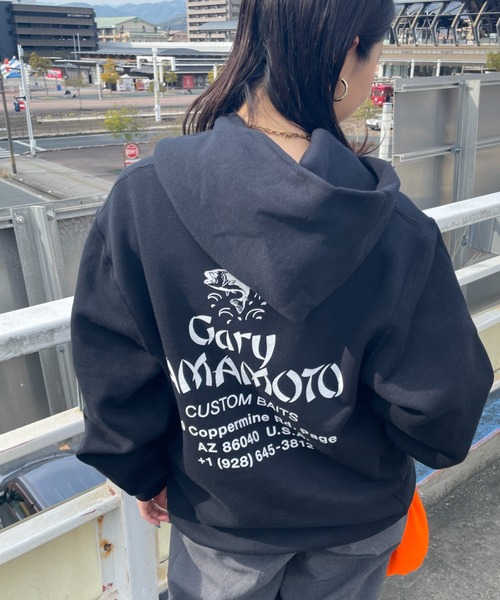 Russell Athletic（ラッセルアスレティック）の「[RUSSELL×GARY YAMAMOTO/ラッセル×ゲーリーヤマモト] ADDRESS SIGN DRI-POWER バックプリントスウェットパーカー（パーカー・レディース・グレー/ブラック・M/L）」の20枚目の写真