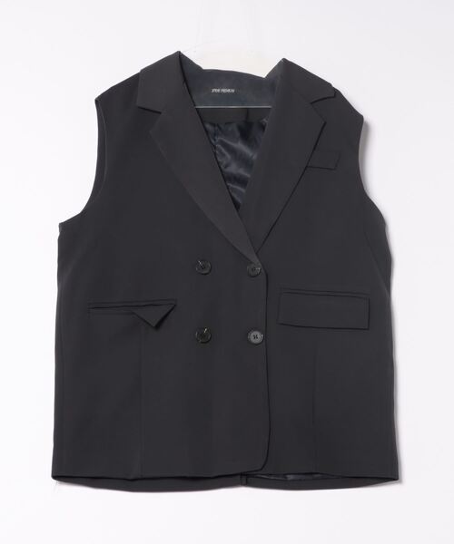 SpRay(スプレイ)の「ブレスWジレ(ベスト・レディース・ブラック/グレー/ベージュ・FREE)」の8枚目の写真