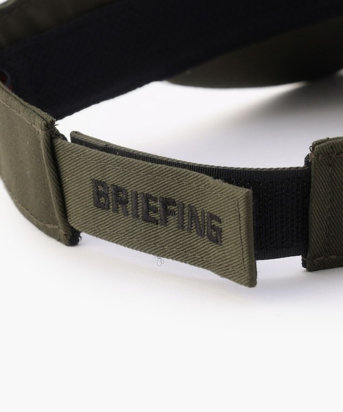 BRIEFING（ブリーフィング）の「【完売カラー9月上旬～中旬頃入荷予定】MENS BASIC VISOR（サンバイザー・メンズ・ネイビー/ベージュ/ホワイト/オリーブ/ブラック・FREE）」の15枚目の写真